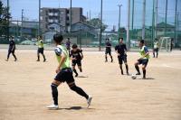 サッカー部の練習風景