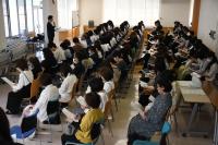 ３学年懇談会の様子