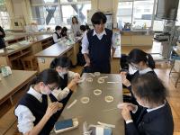 生物班の実験の様子