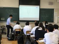 小峰教諭による二次関数の授業風景