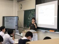 町教諭による微分の授業風景