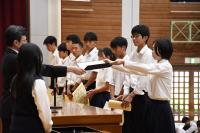 生物部森尻さんの表彰