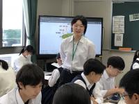 ＳＳ数学αの研究授業風景