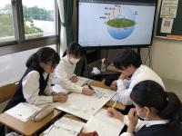 ＳＳ数学αの生徒活動風景