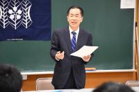 幡谷会長よりの激励の言葉