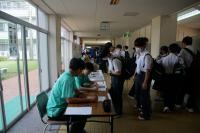 各地区ごとの受付の様子