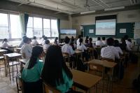 会場ごとの全体説明の様子