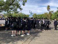 長崎の平和公園にて②