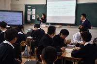 進め方の説明の様子「SS物理×歴史総合」