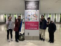 会場にて①