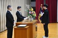 ３組証書授与