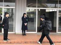 挨拶運動の様子③