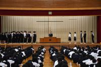 青木教頭による壮行の言葉