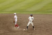 二塁塁上にて