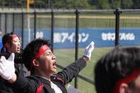 母校にエールを送る