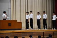 生徒会長壮行の言葉