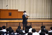 学習進路指導部長の話