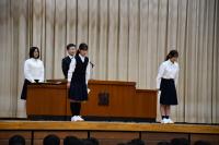 生徒会書記任命式