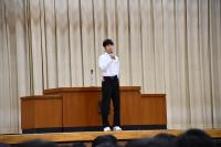 出場選手挨拶（嶋田さん）